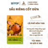 cà phê hòa tan 4in1 sầu riêng cốt dừa lion cafe 180g
