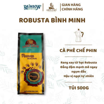 cà phê Robusta Bình Minh LION CAFE 500g