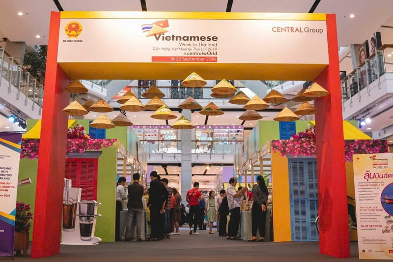 Không gian Tuần hàng Việt Nam tại Thái Lan 2019 do Bộ Công Thương và Central Group tổ chức